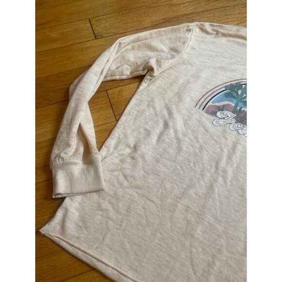 C & C California women's Joshua Tree Graphic Long Sleeve casual Shirt size small - Picture 3 of 9